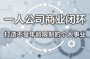 一人公司商业闭环，打造一份不受年龄限制的个人事业-万象聊项目