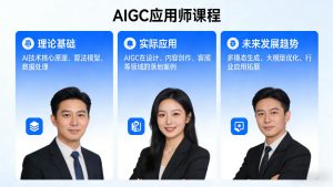AIGC应用师课程,覆盖了AI技术的理论基础、实际应用、以及未来发展趋势-万象聊项目