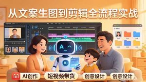 原创 AI 剧情短视频带货:AI+家庭剧情+带货广告,从文案生图到剪辑全流程实战-万象聊项目