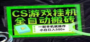 CSGO游戏挂机捡漏搬砖，超稳定的项目，带领1000+小白实现日入500+-万象聊项目