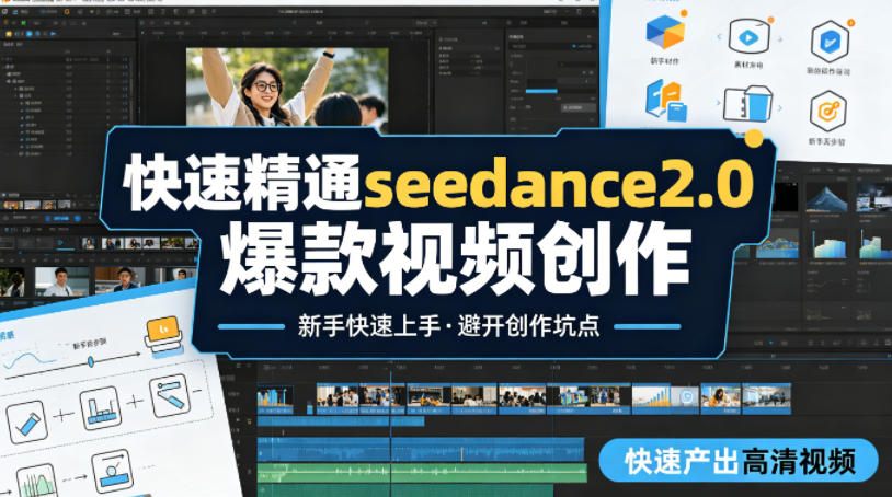 快速精通seedance2.0爆款视频创作，快速产出高清视频，避开大量创作坑点，新手也能快速上手-万象聊项目