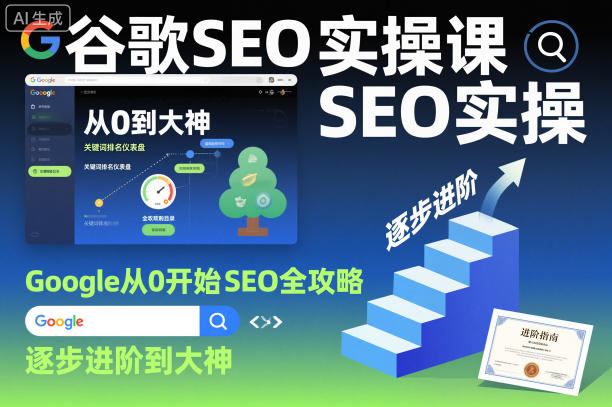 谷歌SEO实操课，Google从0开始SEO全攻略，逐步进阶到大神(更新26年)-万象聊项目