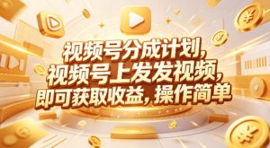 视频号分成计划，599元众筹的Red团队课程，视频号上发发视频，即可获取收益，操作简单-万象聊项目