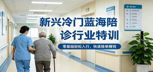 新兴冷门蓝海陪诊行业特训，零基础轻松入行，快速接单赚钱-万象聊项目