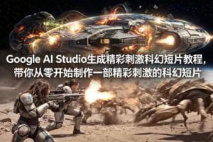 Google AI Studio生成精彩刺激科幻短片教程，带你从零开始制作一部精彩刺激的科幻短片【双语字幕】-万象聊项目