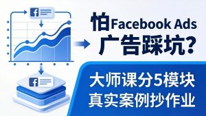 怕 Facebook Ads 广告踩坑？大师课分 5 模块教你做广告、搞扩量，还带真实案例抄作业！-万象聊项目