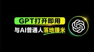 AI工具与变现，AI对于普通人怎么落地与收益-万象聊项目