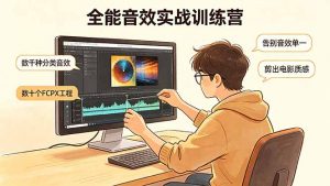 全能音效实战训练营：数千种分类音效+数十个FCPX工程，告别音效单一，剪出电影质感-万象聊项目