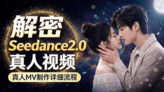 Seedance 2.0电影级真人 MV全流程拆解：提示词、运镜、粒子特效，手把手实操-万象聊项目