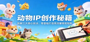 动物IP创作秘籍：拆解三大核心技法，零基础打造高流量萌宠短剧-万象聊项目