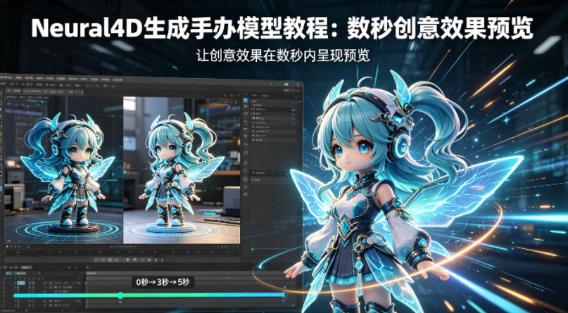 Neural4D生成手办模型教程，让创意效果在数秒内呈现预览-万象聊项目