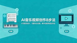 AI音乐视频创作8步法:从写歌到成片,无需专业功底,新手也能快速出作品-万象聊项目
