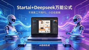 AI自动做电商详情页：Startai+Deepseek万能公式，不用美工不用PS，小白也能做-万象聊项目