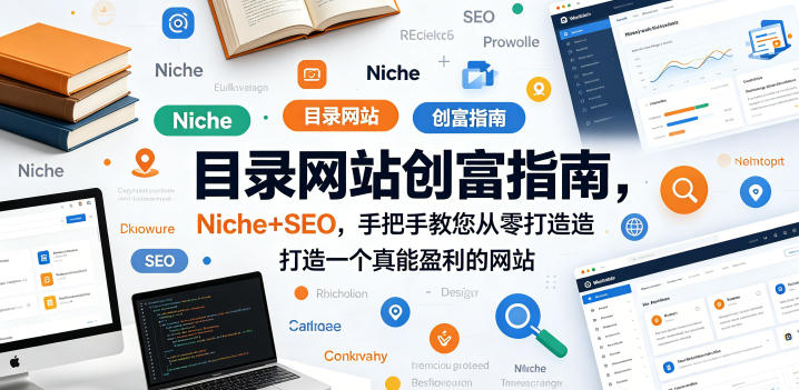 目录网站创富指南，Niche+SEO，手把手教您从零打造打造一个真能盈利的网站【原创双语字幕】-万象聊项目