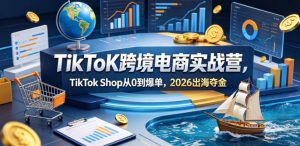 TikToK跨境电商实战营，TikTok Shop从0到爆单，2026出海夺金-万象聊项目