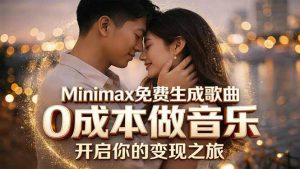 Minimax免费生成歌曲实测！0成本做音乐，说唱流行Lofi一键生成-万象聊项目