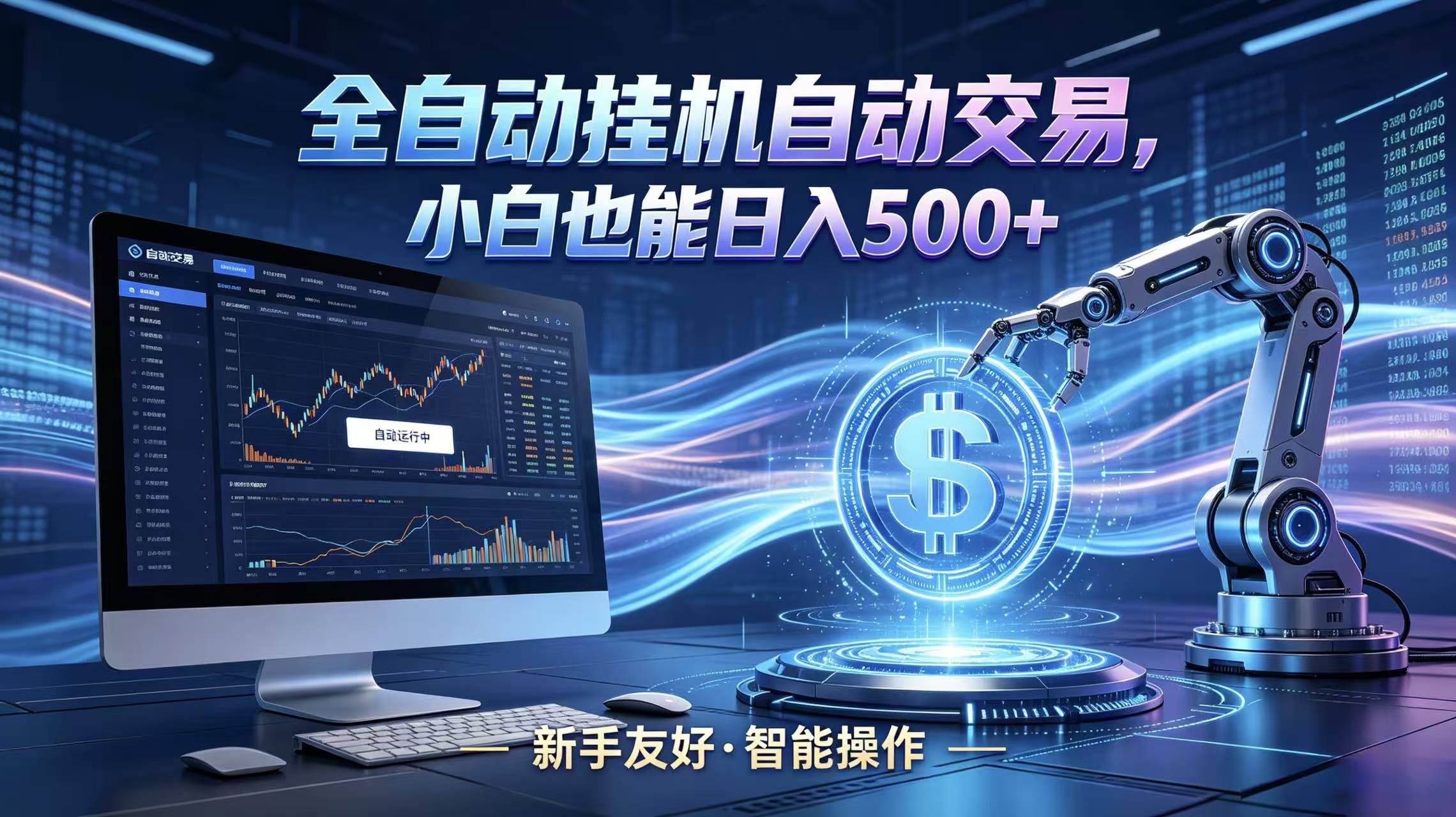全新智能化交易助手，傻瓜式操作，小白也能快速上手，轻松实现日入500+-万象聊项目