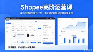Shopee高阶运营课-2026年5月更新，从基础搭建到高阶广告，全链路实操破解流量销量瓶颈-万象聊项目