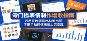 零门槛表情制作增收指南：巧用豆包搭配 PS 快速出图，手把手教微信表情上架变现-万象聊项目
