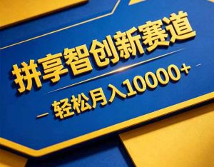 拼多多享智创新赛道，卖一切可以通过网盘链接交付的虚拟商品，轻松月入10000＋-万象聊项目