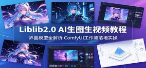 Liblib2.0 AI生图生视频教程：界面模型全解析，ComfyUI工作流落地实操-万象聊项目