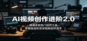 AI视频创作进阶2.0：精通多款热门创作工具，零基础进阶资深视频创作高手-万象聊项目