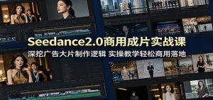 Seedance2.0商用成片实战课：深挖广告大片制作逻辑，实操教学轻松商用落地-万象聊项目