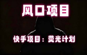 快手风口项目，荧光计划托管，长期稳定，适合批量做-万象聊项目