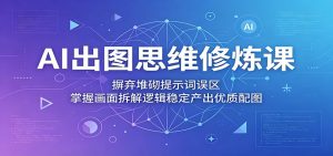 AI出图思维修炼课：摒弃堆砌提示词误区，掌握画面拆解逻辑稳定产出优质配图-万象聊项目