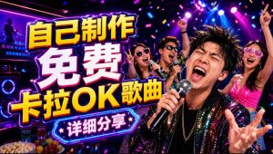 零基础AI制作免费卡拉OK视频教程,从歌曲生成、音轨分离到字幕制作、视频导出,手把手教学-万象聊项目