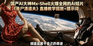 国产AI大神Mx-Shell火爆全网的AI短片《丧尸清道夫》直播教学回放+提示词-万象聊项目