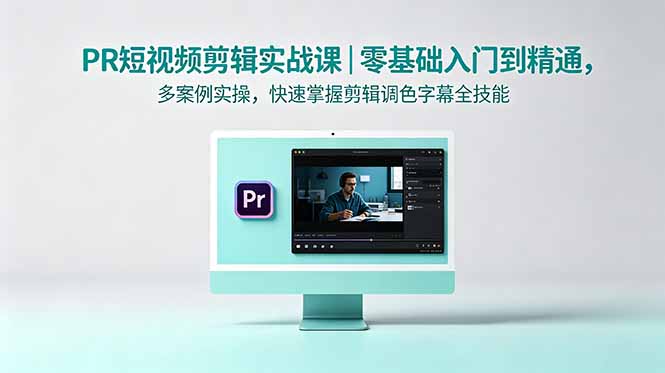 PR短视频剪辑实战课｜零基础入门到精通，多案例实操，快速掌握剪辑调色字幕全技能-万象聊项目