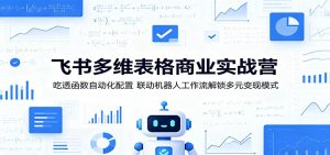 飞书多维表格商业实战营：吃透函数自动化配置，联动机器人工作流解锁多元变现模式-万象聊项目