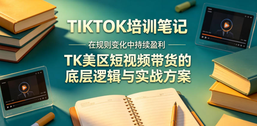 视界跨境TIKTOK4月17培训笔记，在规则变化中持续盈利，TK美区短视频带货的底层逻辑与实战方案【文档】-万象聊项目
