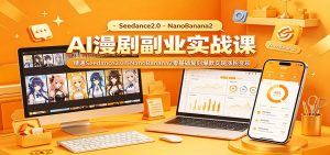 AI漫剧副业实战课：精通Seedance2.0与NanoBanana2零基础复刻爆款实现涨粉变现-万象聊项目