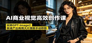 AI商业视觉高效创作课：玩转GPT-Image2，极速产出商用大片摆脱手动修图(更新)-万象聊项目