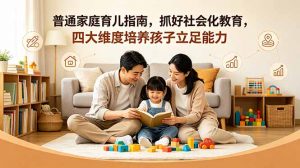 付费文章：普通家庭育儿指南，抓好社会化教育，四大维度培养孩子立足能力-万象聊项目