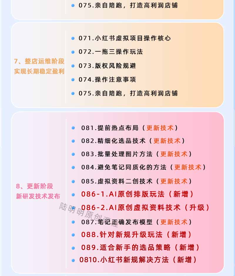 图片[4]-小红书虚拟项目特训班9.0，全面拥抱AI，批量产出原创PPT货源，单品/单店纯利润几万到几十W-万象聊项目