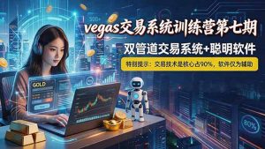 【海外美金AI搬砖】Vegas交易技术+聪明软件， 黄金期货日赚50-1000U， 长期稳定，小白轻松上手-万象聊项目