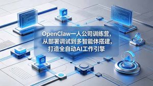 OpenClaw 一人公司训练营，从部署调试到多智能体搭建，打造全自动 AI 工作引擎-万象聊项目
