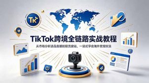 TikTok+独立站跨境基础全套教程，拆解平台盈利逻辑，新手从零跑通变现全流程-万象聊项目
