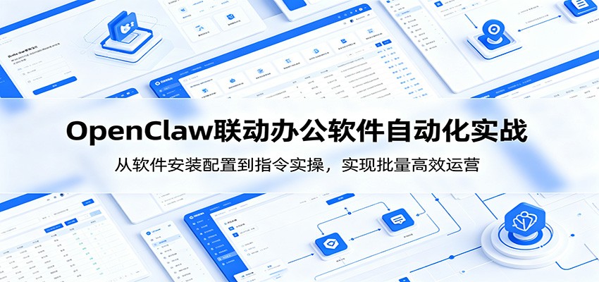 OpenClaw自动化实操课：从软件安装配置到指令实操，实现批量高效运营-万象聊项目
