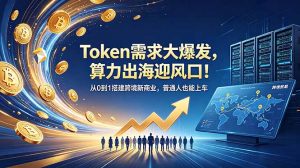 Token需求大爆发，算力出海迎风口！从0到1搭建跨境新商业，普通人也能上车-万象聊项目