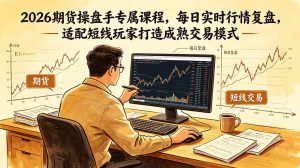 2026期货操盘手专属课程-更新6月，每日实时行情复盘，适配短线玩家打造成熟交易模式-万象聊项目