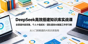 DeepSeek高效搭建知识库实战课，全渠道内容采集，个人十倍成长・团队提效，AI赋能工作学习-万象聊项目