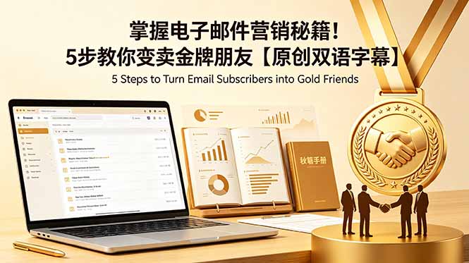 掌握电子邮件营销秘籍！5步教你变卖金牌朋友【原创双语字幕】-万象聊项目