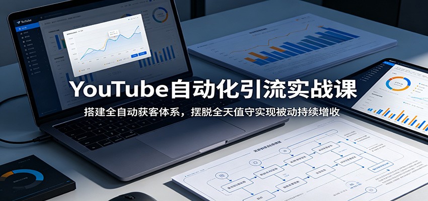 YouTube自动化引流实战课：搭建全自动获客体系，摆脱全天值守实现被动持续增收-万象聊项目