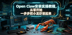 Open Claw安装实操教程，从零开始一步步一步步把小龙虾装起来-万象聊项目