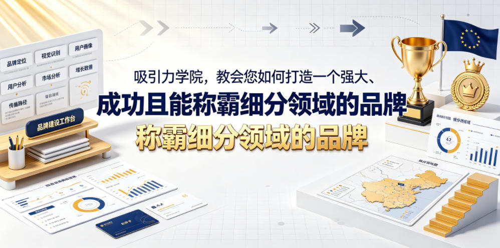 吸引力学院，教会您如何打造一个强大、成功且能称霸细分领域的品牌！【原创双语字幕】-万象聊项目