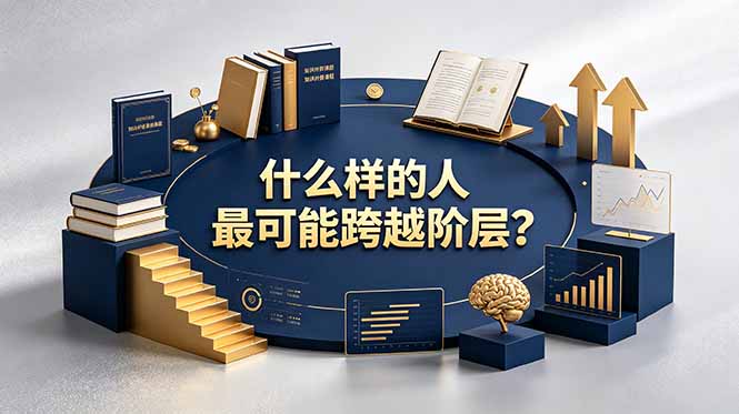 付费文章：什么样的人最可能跨越阶层？具备这五种特质，普通人也能顺利跨越阶层-万象聊项目